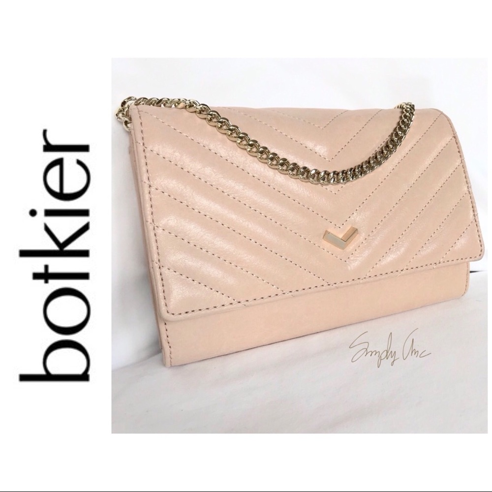 New Botkier genuine leather clutch shoulder bag - Picture 3 of 7